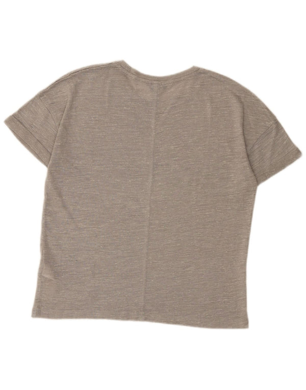Topshop Tricou pentru femei Top UK 10 Small Grey Flecked Acrylic