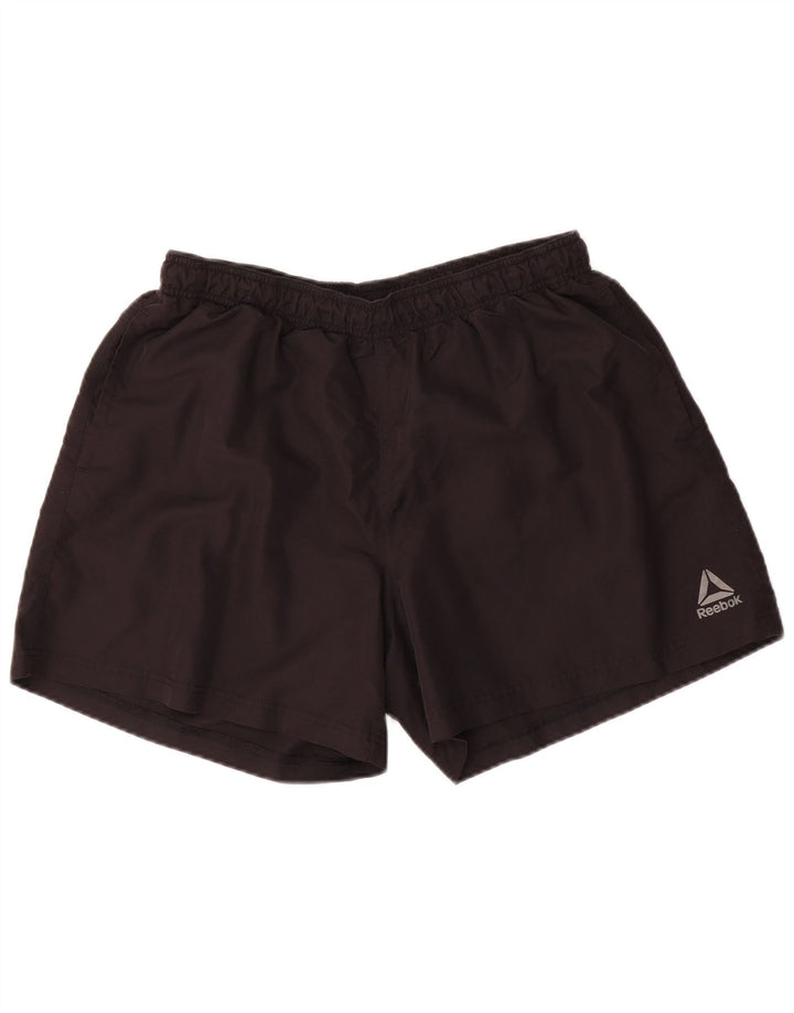 Pantaloni scurți sport Reebok pentru bărbați, mari, negru, poliester