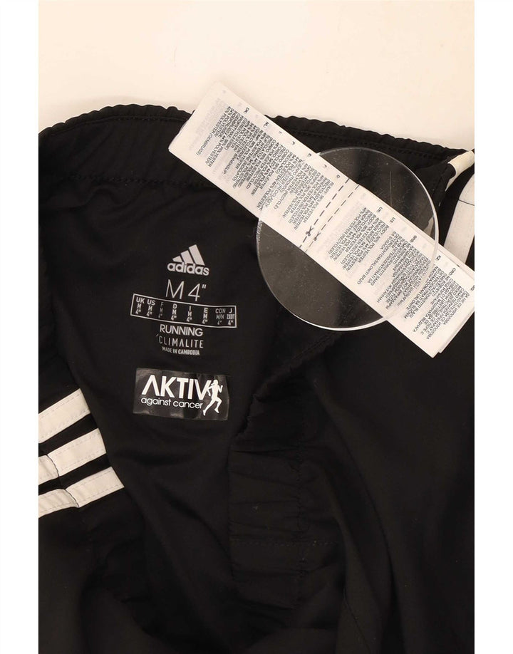 Pantaloni scurți sport Climalite Adidas pentru femei UK 14 Poliester mediu negru