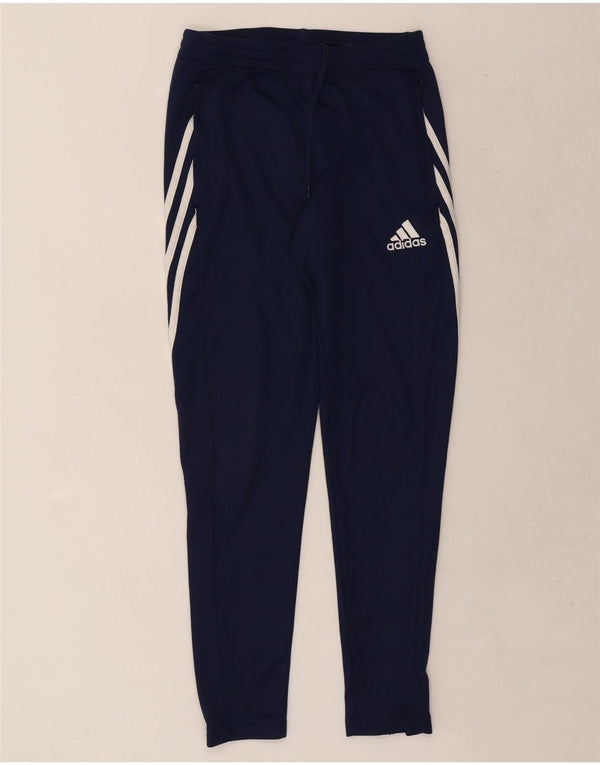 Pantaloni de trening Adidas Climalite pentru bărbați, poliester mici, albastru