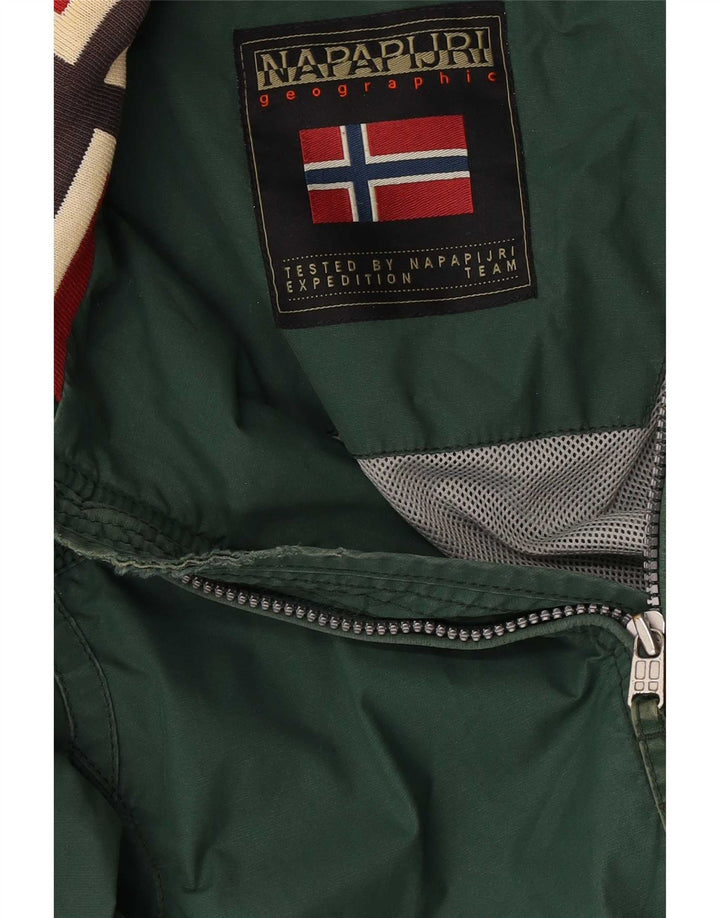 Jachetă Napapijri Geographic Bomber pentru bărbați UK 36 Small Green