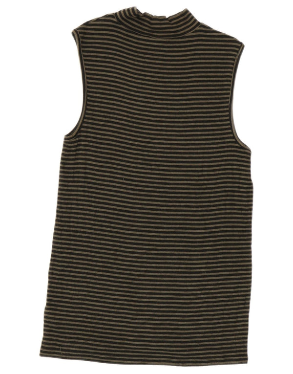 Vesta Gap pentru femei UK 12 Medium Black Striped Modal