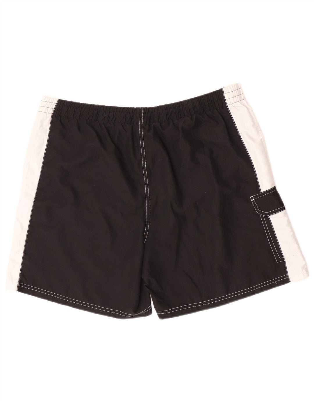 Pantaloni scurți de baie pentru bărbați Fila Cargo XL, negru, poliester color bloc