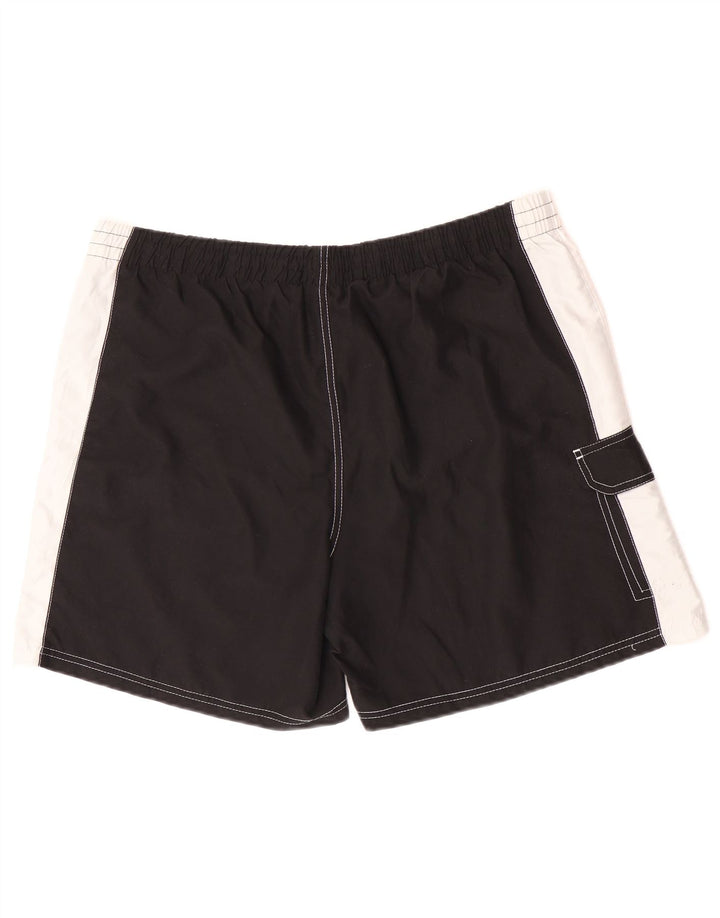 Pantaloni scurți de baie pentru bărbați Fila Cargo XL, negru, poliester color bloc