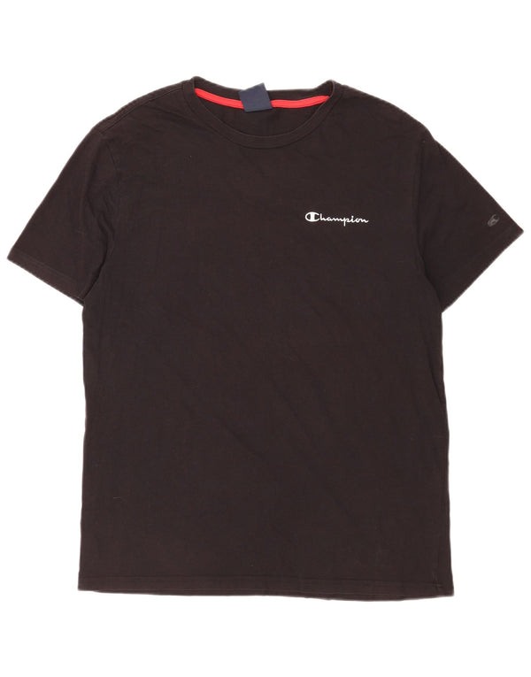Tricou Bărbați Champion Top Medium Negru Bumbac