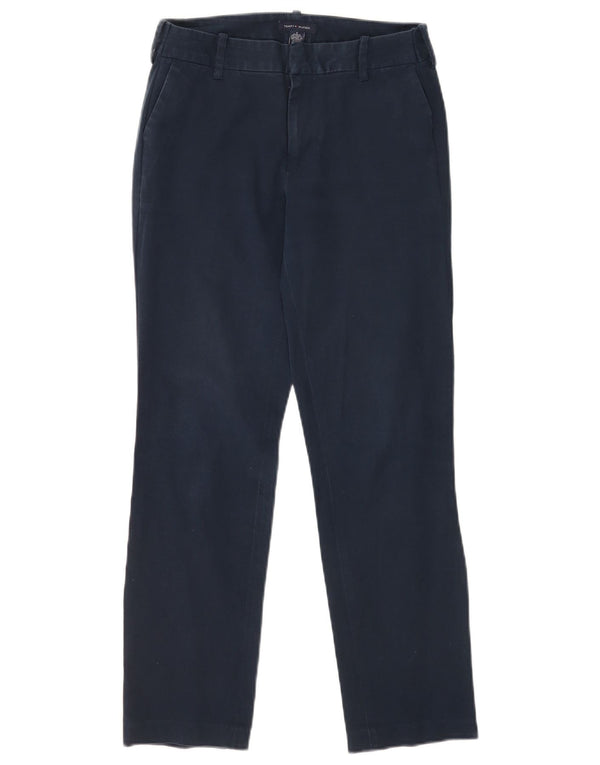 Pantaloni chino drepți pentru femei Tommy Hilfiger US 6 Medium W26 L27 Bleumarin