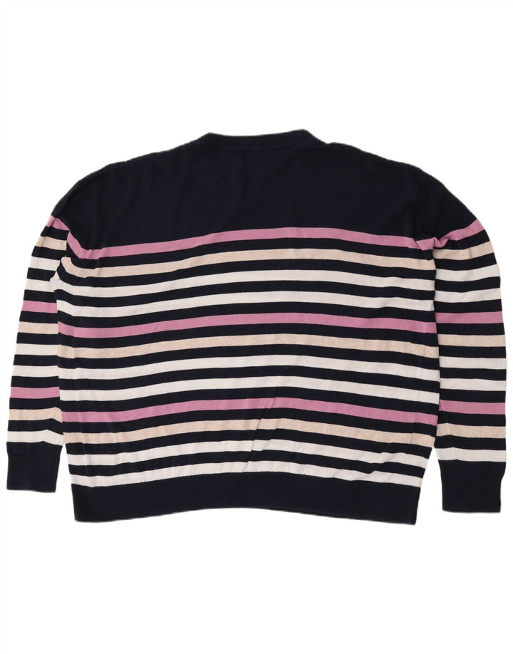Pulover pentru femei Marks & Spencer cu decolteu triplu, UK 18 XL, multicolor