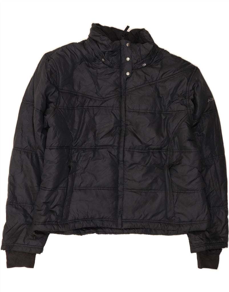 COLUMBIA Womens Padded Jacket UK 18 XL Black Polyester Vintage Columbia and Second-Hand Columbia from Messina Hembry 