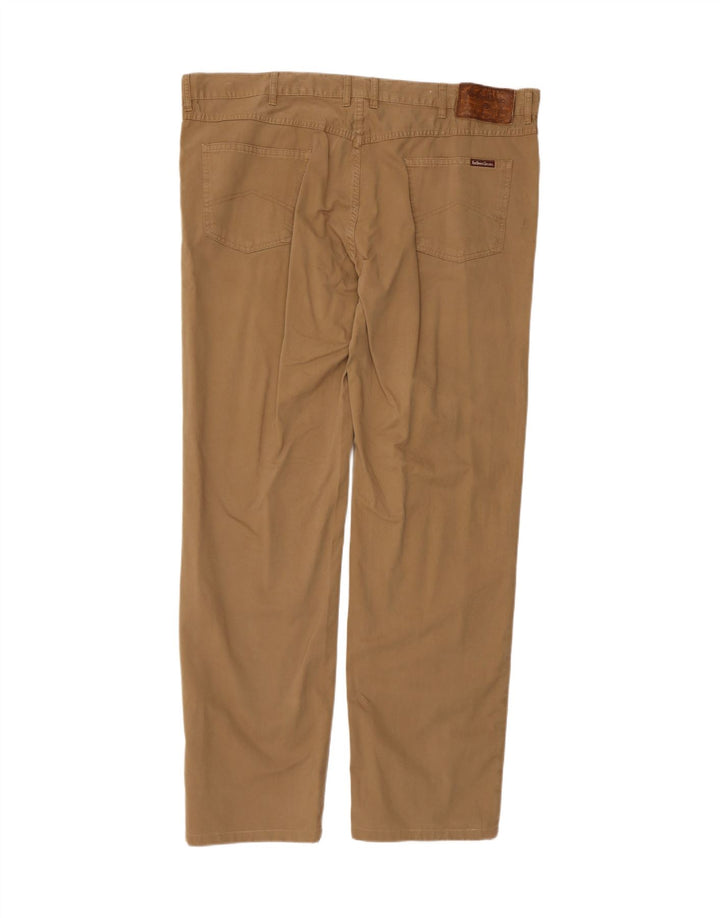 Pantaloni casual drepti pentru bărbați Marlboro Classics L44 L34 bumbac bej