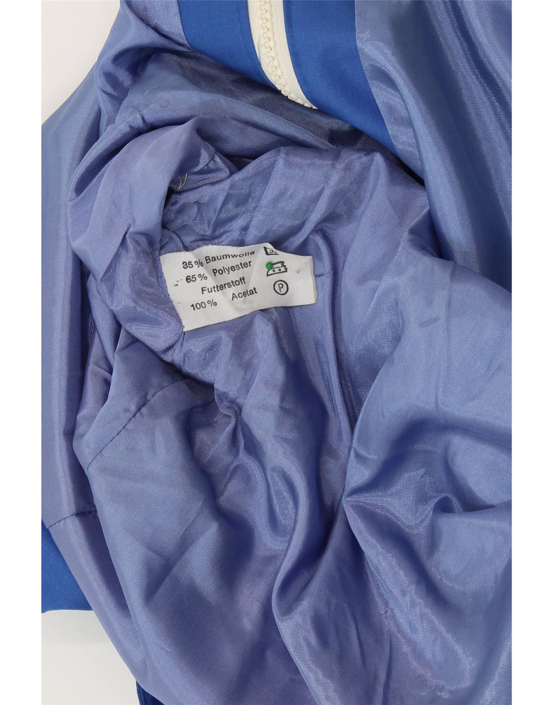 Bomber pentru femei VINTAGE UK 12 Poliester albastru mediu