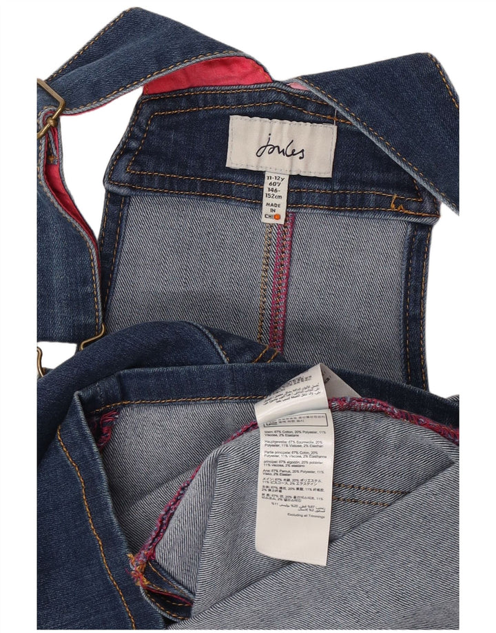 JOULES Rochie Denim Salopeta Fete 11-12 Ani Bumbac Albastru