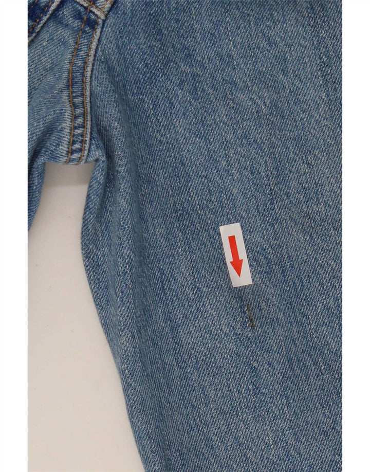 Topshop Jachetă de blugi pentru femei UK 10 Small Blue Bumbac