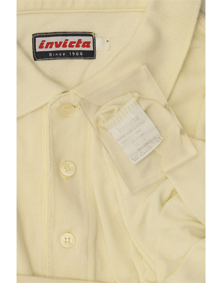 Tricou polo pentru bărbați Invicta XL, bumbac galben