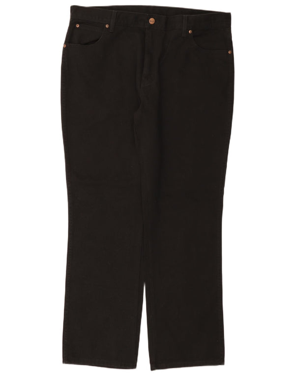 Blugi drepti WRANGLER pentru femei, cu ajustare normală, W40 L32, bumbac negru