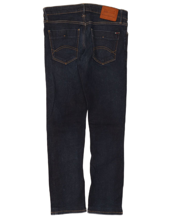 Tommy Hilfiger Womens Slim Jeans W31 L27 Navy Blue Cotton