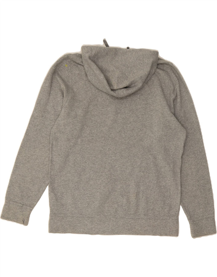 UNDER ARMOUR Mens Graphic Hoodie Jumper Small Grey Cotton Vintage Under Armour and Second-Hand Under Armour from Messina Hembry 