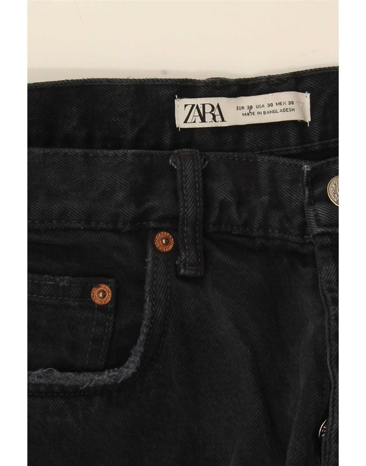 Blugi Capri pentru bărbați Zara EU 38 Mici W30 L22 Negri
