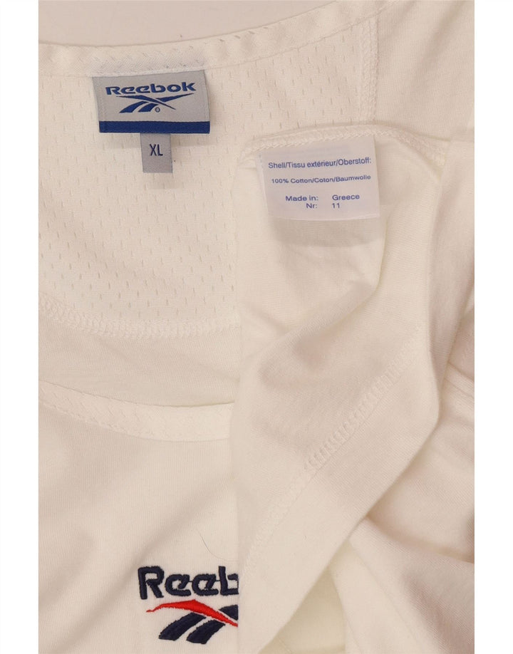 Vestă pentru bărbați REEBOK XL, bumbac alb
