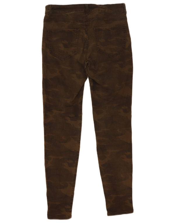 Blugi skinny de damă Zara EU 36 XS W26 L28 Kaki Camuflaj
