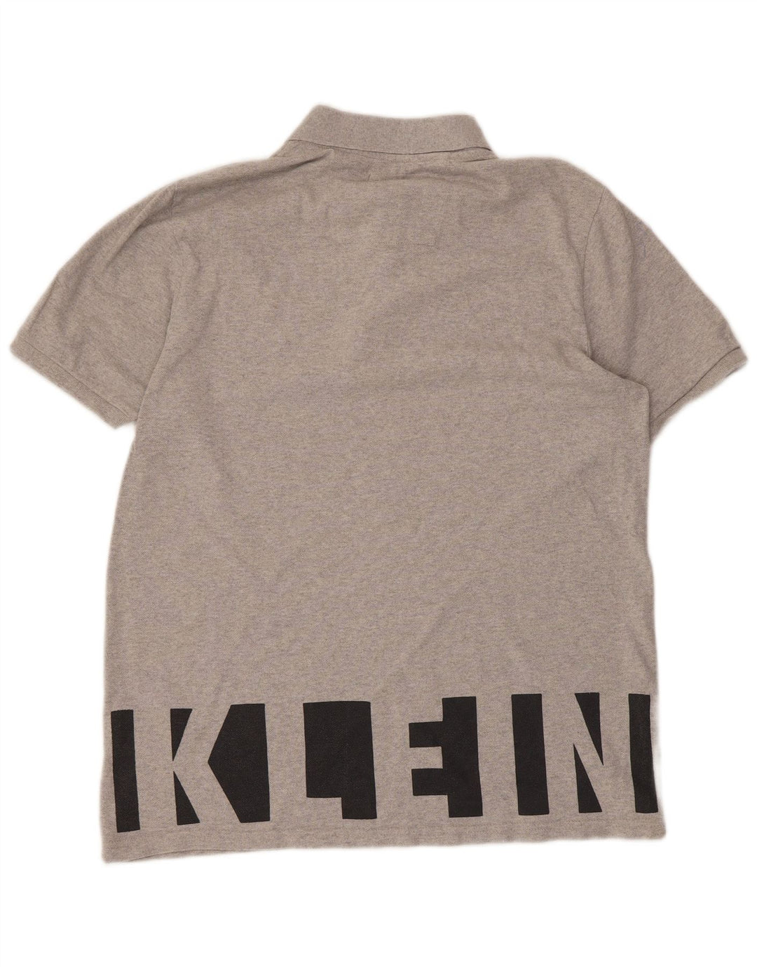 Cămașă polo CALVIN KLEIN JEANS pentru bărbați, bumbac gri mediu