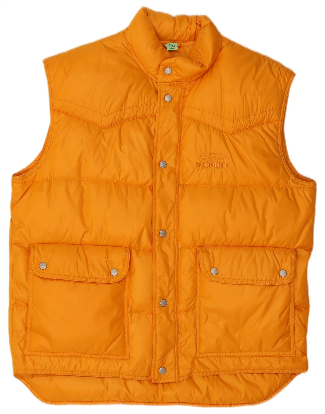 Gilet căptușit pentru bărbați Dolomite UK 40 Large Orange Nylon