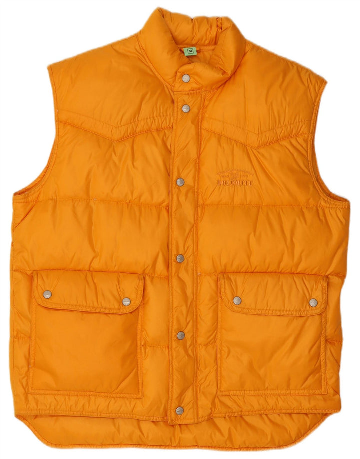 Gilet căptușit pentru bărbați Dolomite UK 40 Large Orange Nylon