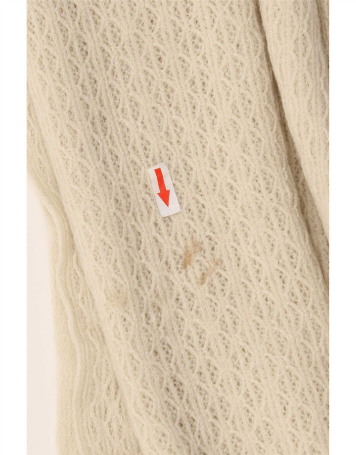 Pulover Poncho Cardigan pentru femei Marks & Spencer, mărime unică, acrilic alb