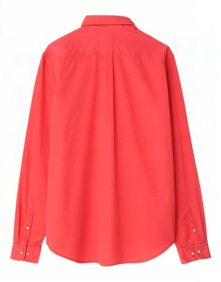 Cămașă Superdry pentru bărbați Regular Fit 2XL, bumbac roșu