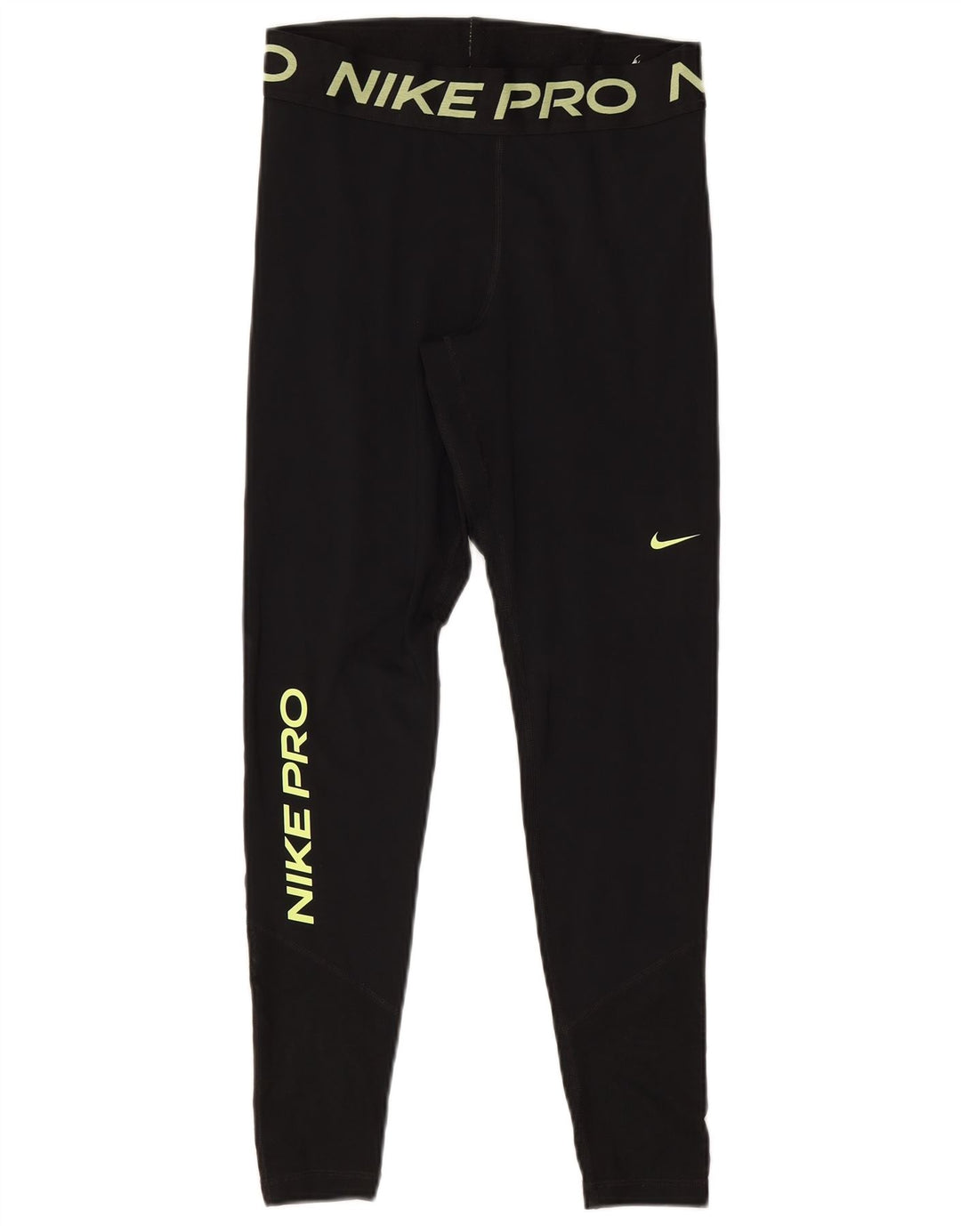 Leggings Nike Dri Fit Graphic pentru femei UK 12 Poliester mediu negru