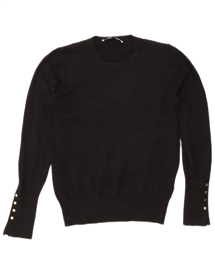 Pulover pentru damă Zara, cu gât turnut, mare, negru