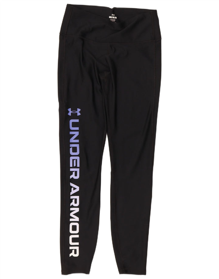 Leggings cu grafică de compresie Under Armour pentru femei UK 12 Medium Black