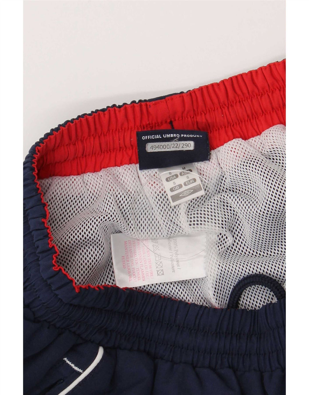 Pantaloni de trening grafic pentru bărbați Umbro Pantaloni de jogging Mici, bleumarin, poliester