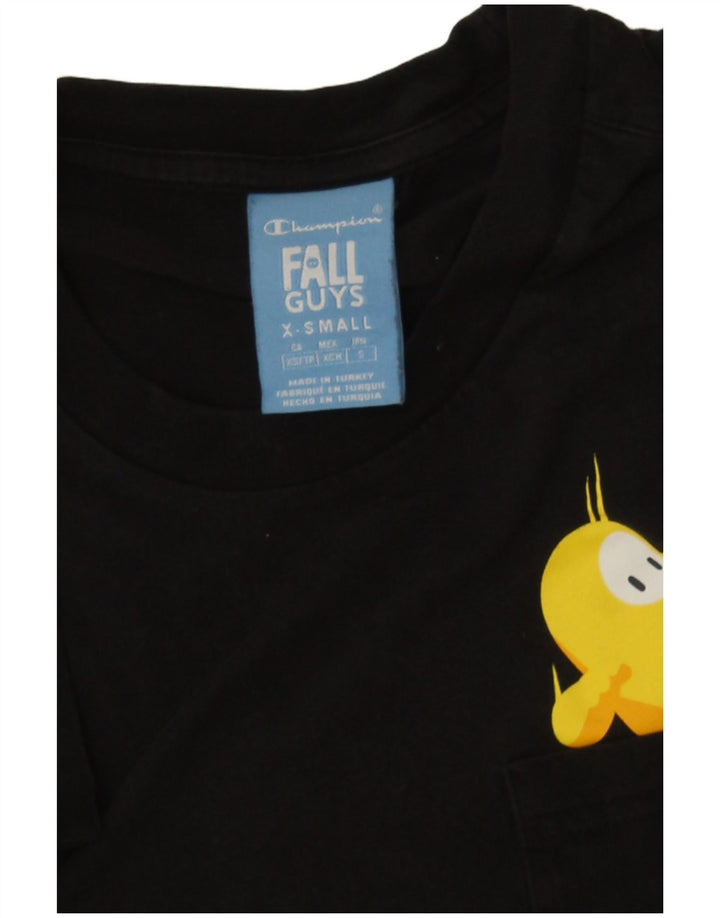 Tricou grafic pentru bărbați Champion Top XS Negru
