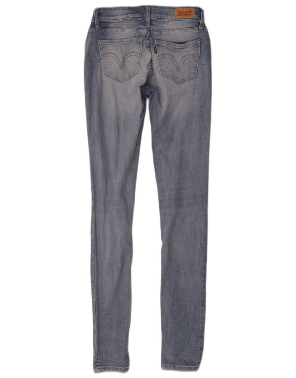 Jeans skinny Levi's pentru femei L25 L32, bumbac albastru