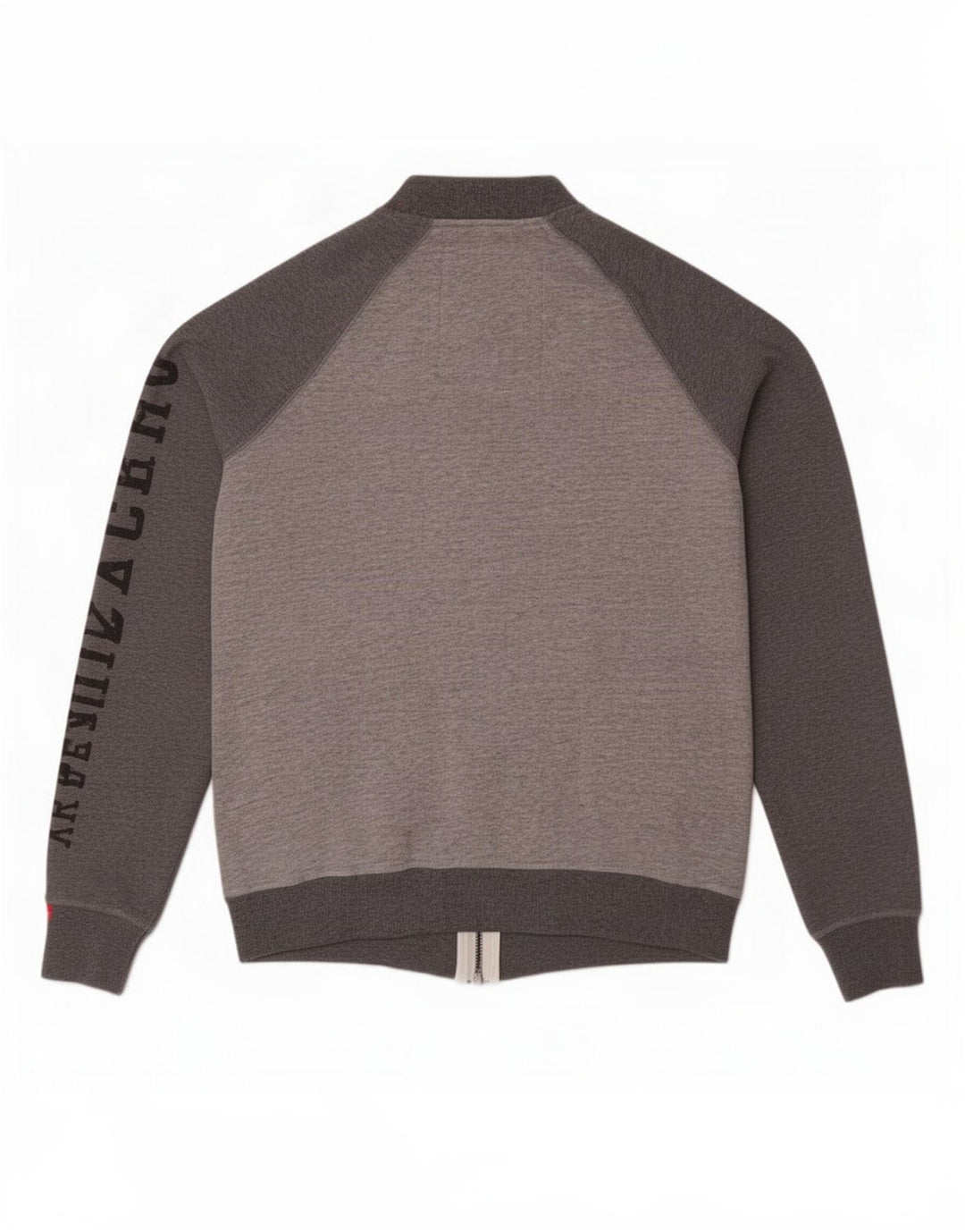 Jachetă de top pentru trening grafic Superdry pentru bărbați, mare, gri din bumbac color bloc