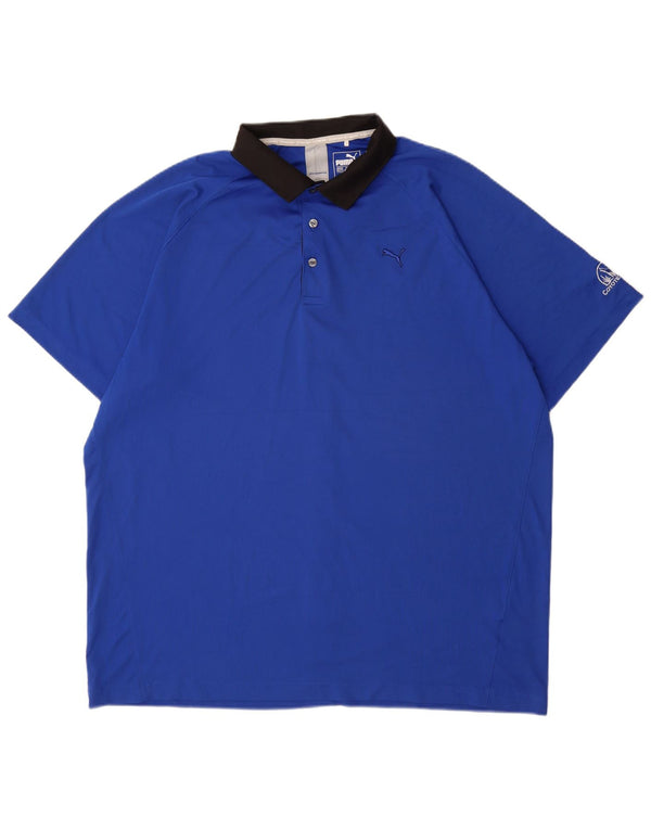 Tricou polo PUMA pentru bărbați 3XL, poliester albastru