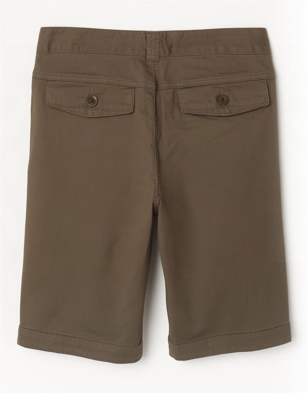Pantaloni scurți casual Benetton pentru femei IT 44 Medium W30 Kaki Bumbac