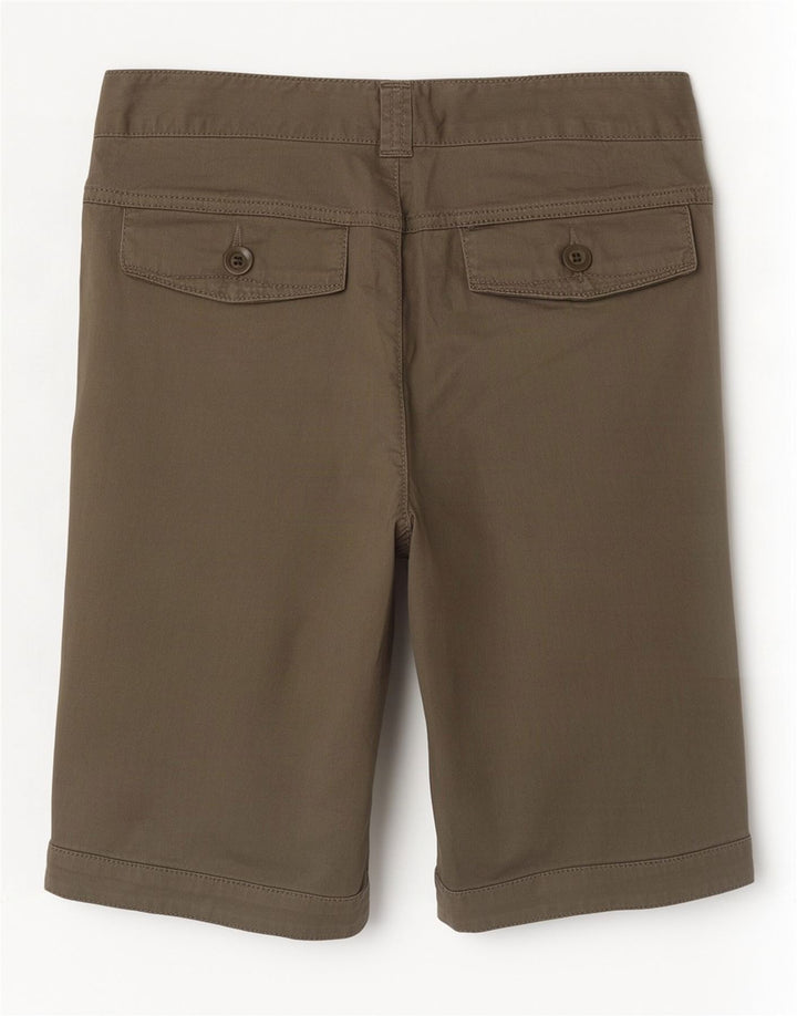 Pantaloni scurți casual Benetton pentru femei IT 44 Medium W30 Kaki Bumbac