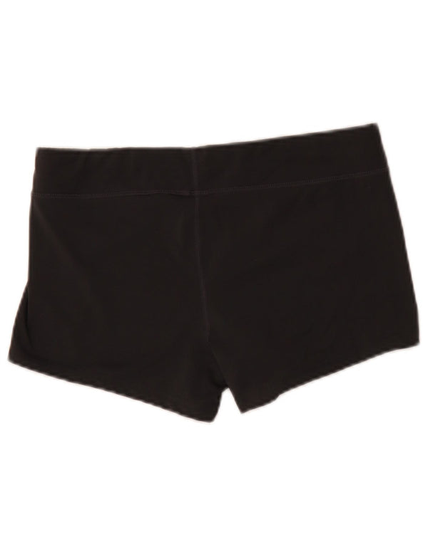 Pantaloni scurți sport Nike Dri Fit pentru femei UK 12 Poliester mediu negru