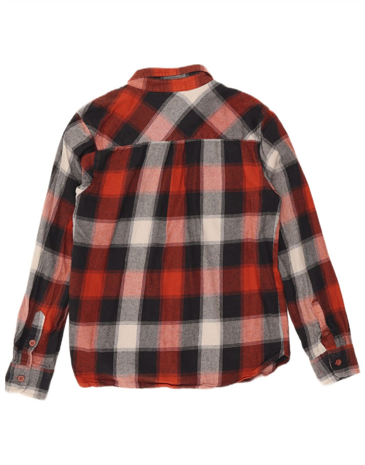 Cămașă de flanel pentru bărbați Mountain Warehouse, bumbac cu carouri roșii medii