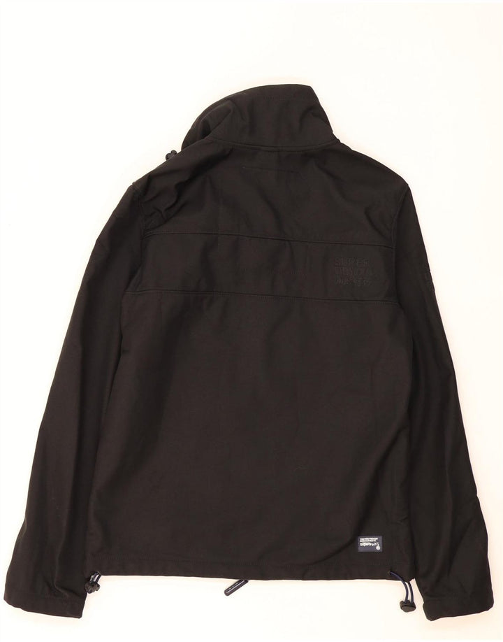 Jachetă Windtrekker Windbreaker pentru bărbați Superdry UK 38 Poliester mediu negru