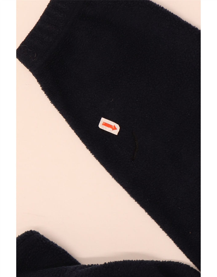 Pulover din lână pentru bărbați Kappa, cu fermoar și gât, poliester bleumarin mediu