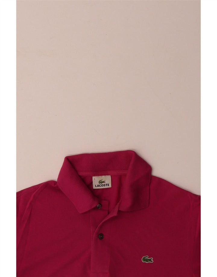Tricou polo LACOSTE pentru barbati marimea 3 mic bumbac roz