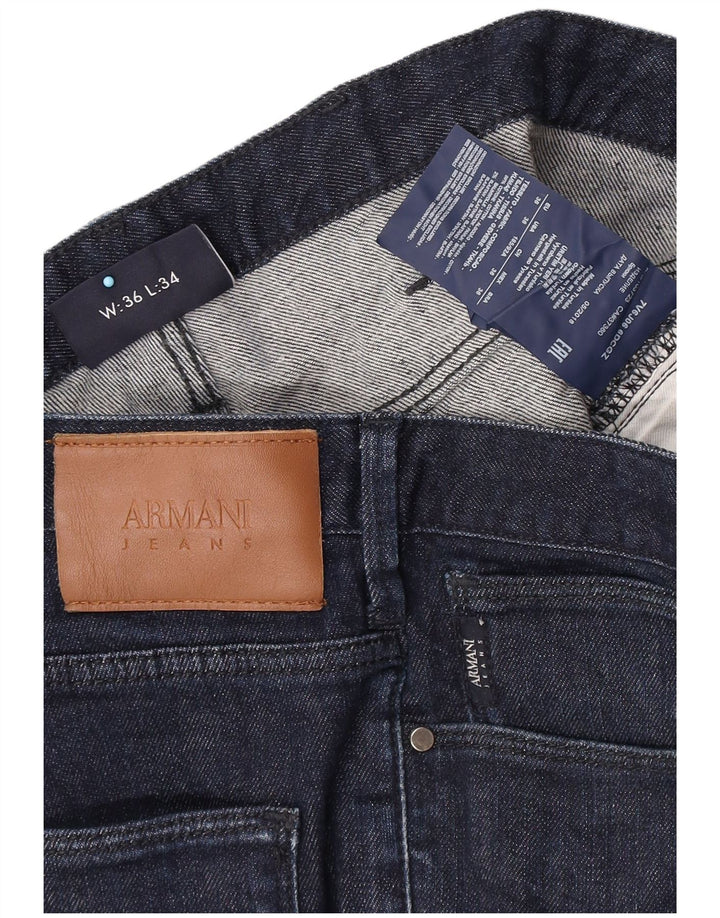 Blugi slim pentru bărbați Armani W36 L34 Bumbac bleumarin