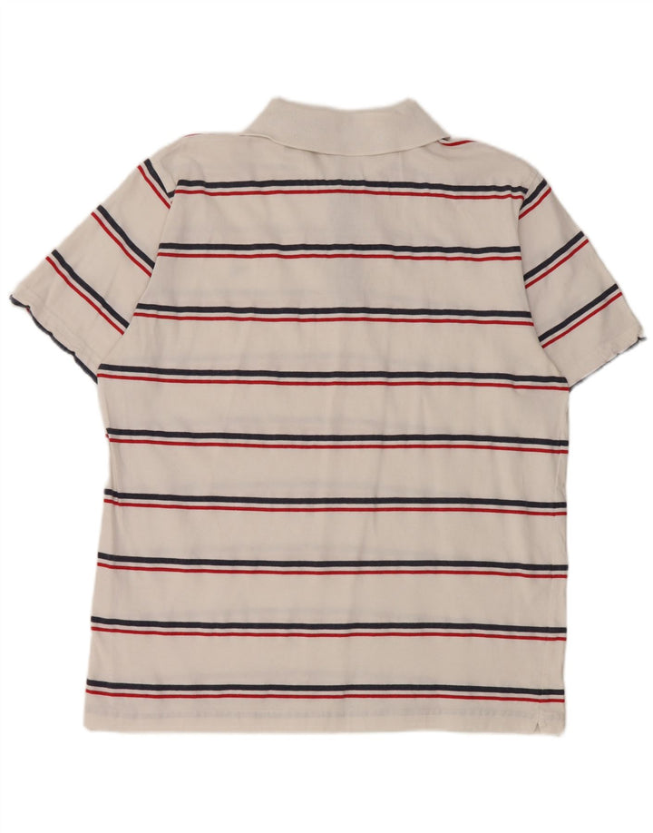 Tricou polo pentru bărbați Diadora, bumbac cu dungi albe mari