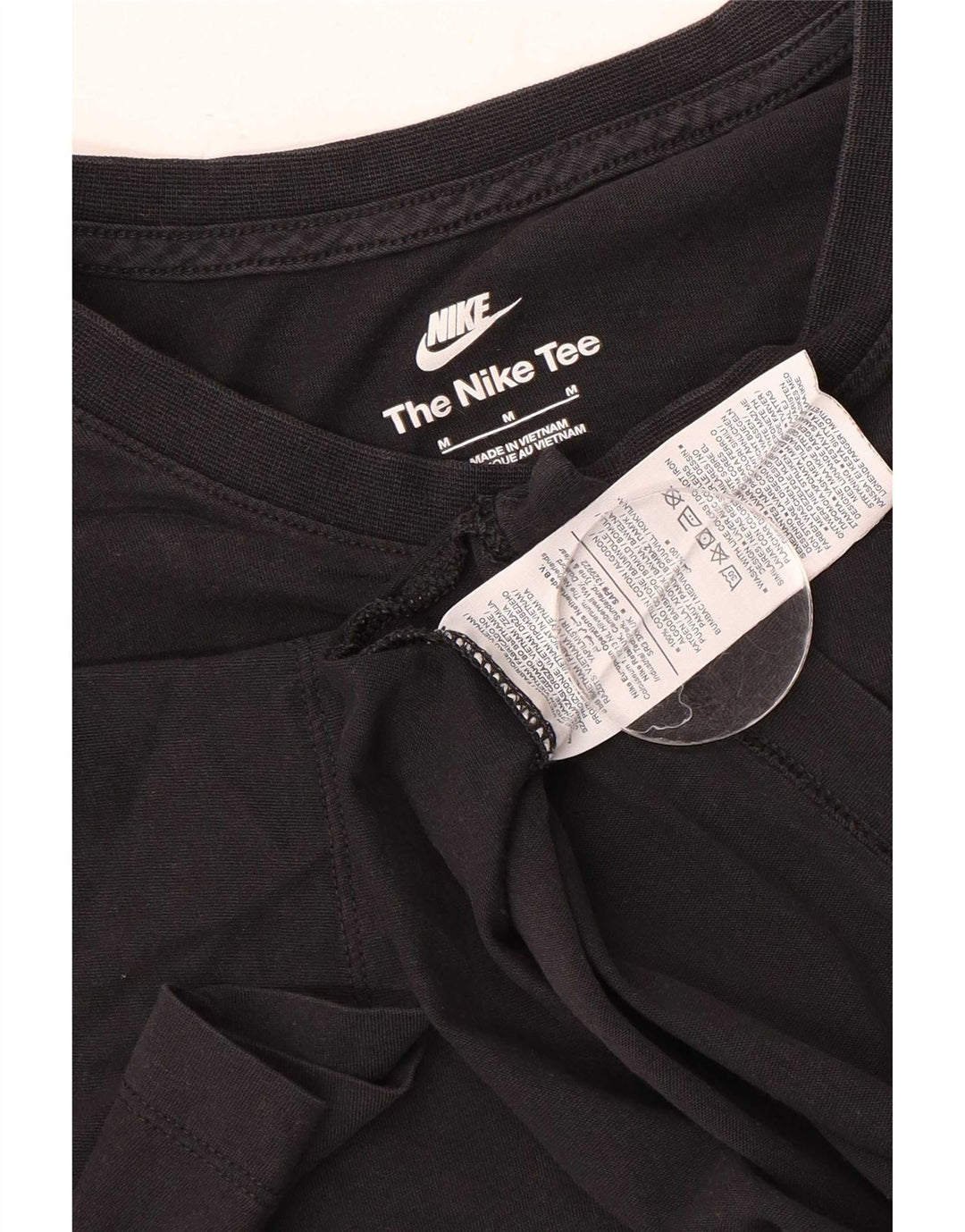 Tricou pentru bărbați Nike Top Mediu Negru Bumbac