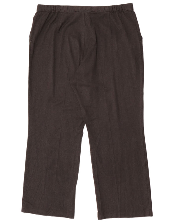 Pantaloni chino pentru femei cu talie înaltă Marks & Spencer UK 20 2XL W38 L29 gri
