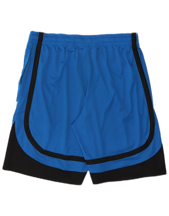 Pantaloni scurți sport REEBOK pentru bărbați XL, albastru, poliester color bloc