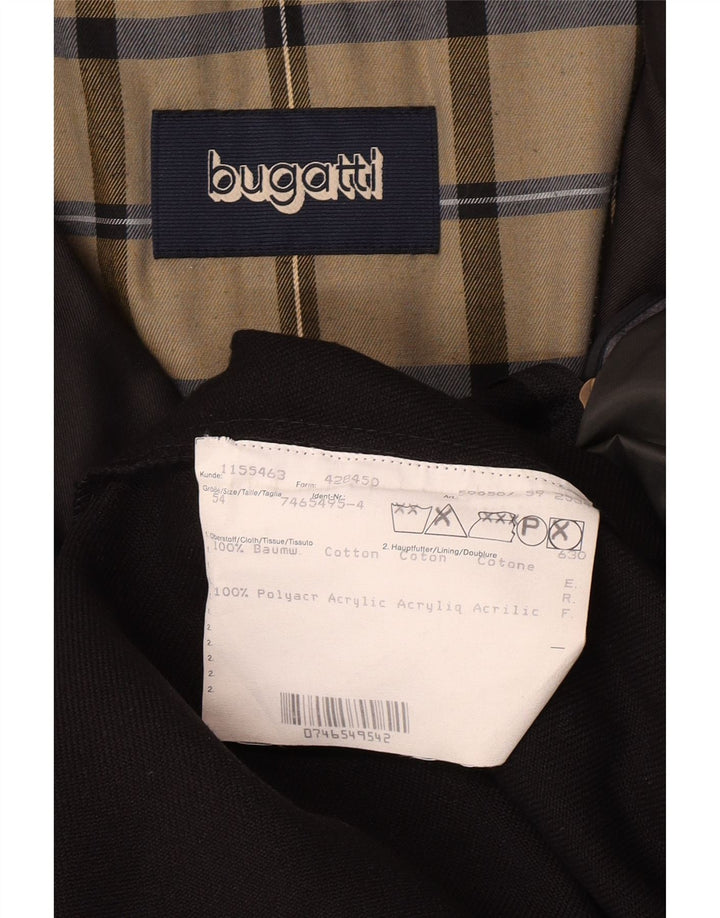 Palton pentru bărbați Bugatti IT 54 2XL bumbac negru