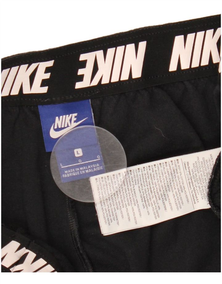 Pantaloni scurți sport NIKE pentru bărbați, mari, negru, bumbac